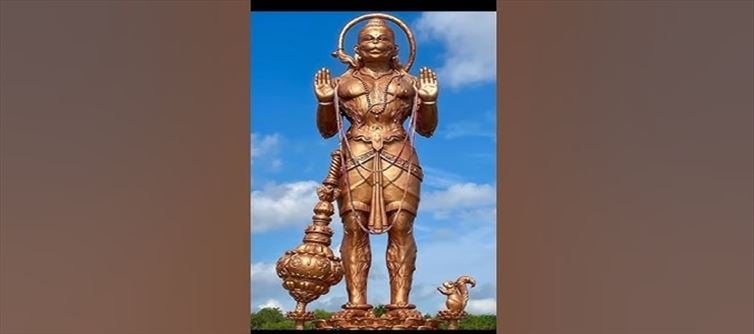 भगवान हनुमान की 90 फुट की मूर्ति, अमेरिका में तीसरी सबसे ऊंची