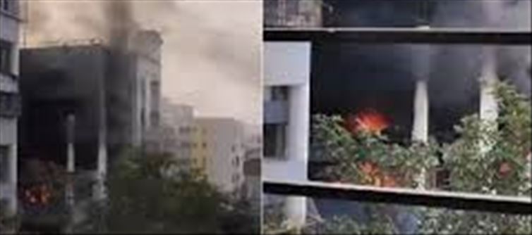 Massive Fire In Residential Building In Pune, Woman Dies...