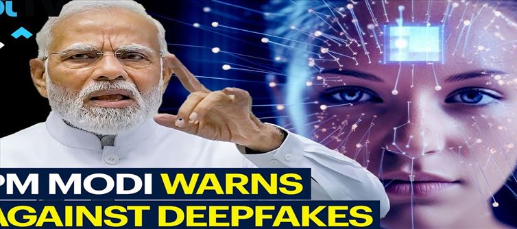 Prime Minister Narendra Modi flagged deep-fakes and artificial intelligence as major challenges