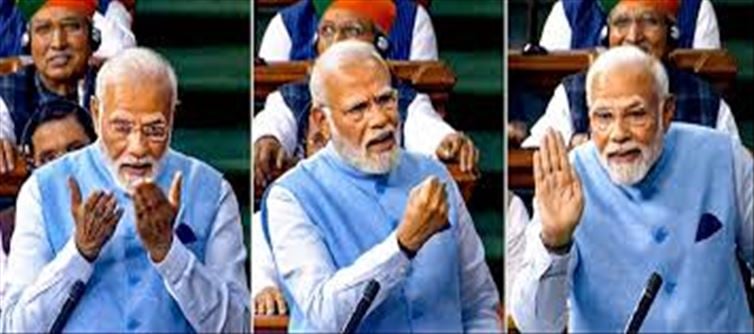 PM Modi crushes Rahul Gandhi in Parliament-Part5...