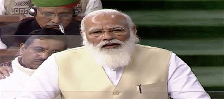 भाषण बाधित करने के लिए पीएम मोदी ने विपक्ष की खिंचाई की