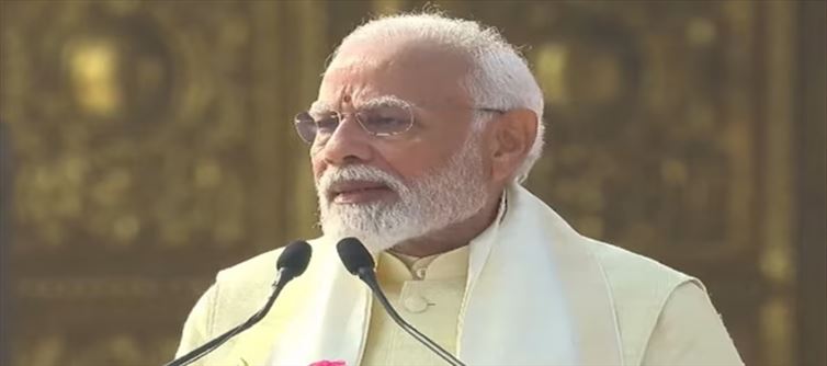 अयोध्या में प्राण प्रतिष्ठा के बाद पीएम मोदी ने सभा को संबोधित किया