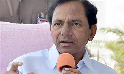 Why did KCR threaten to commit suicide?