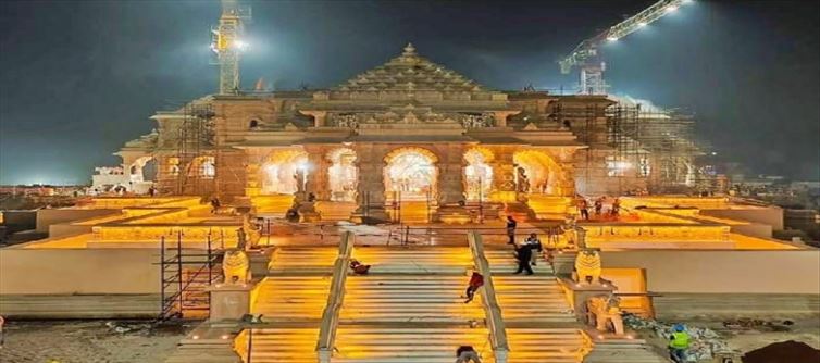 अयोध्या मंदिर में विश्व स्तरीय प्रकाश व्यवस्था होगी