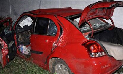 Couple escapes fatal accident!