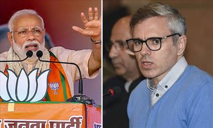 PM Narendra Modi hit out at Omar Abdullah