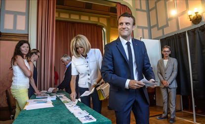 French Parliament selected Emmanuel Macron