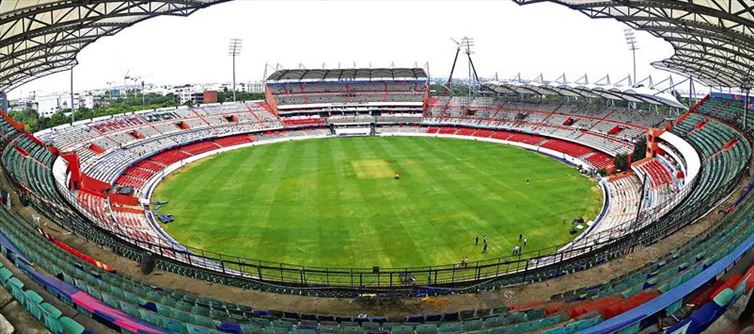 Telangana Hyderabad Uppal Stadium decked up with Luxury Features for World Cup