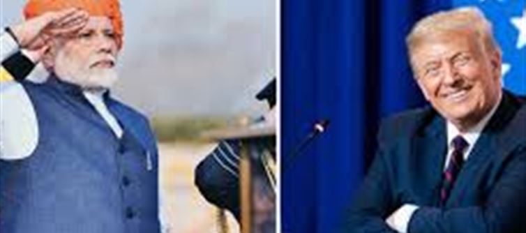What is the difference between the salary of Trump and Modi's secretary?