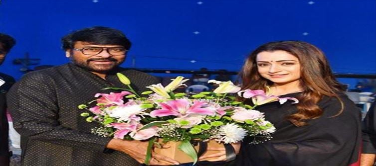 Megastar Chiranjeevi, Trisha Double Whammy.!