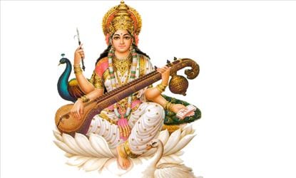 Goddess of Knowledge is Goddess Saraswati 