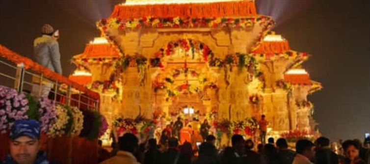 50 lakh devotees arrive in Ayodhya within 72 hours