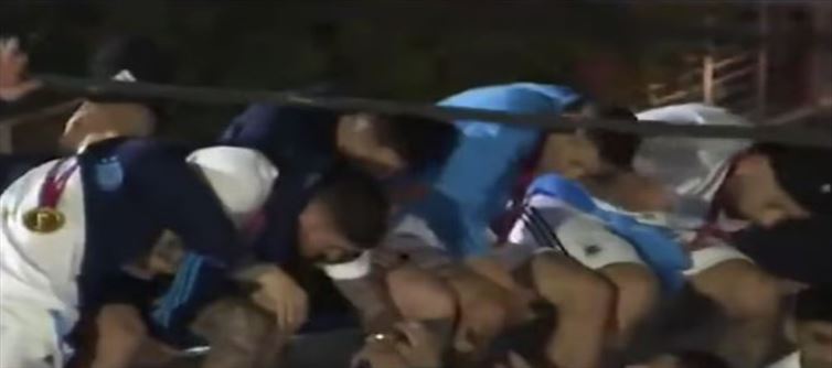 Argentina team narrowly escaped???