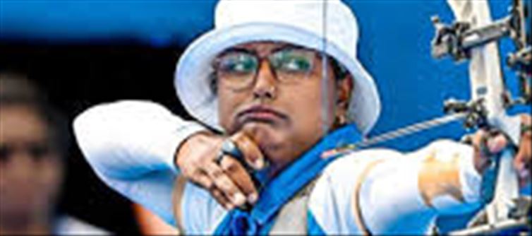 Deepika Kumari Prepares for 1/8 Match in Recurve Women’s Individual