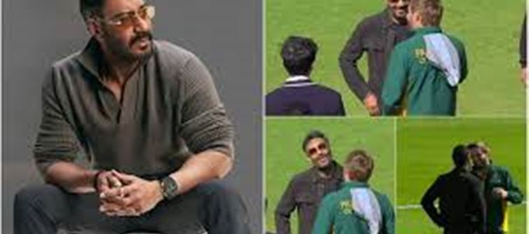 Shahid Afridi and Ajay Devgan's conversation creates a ruckus?