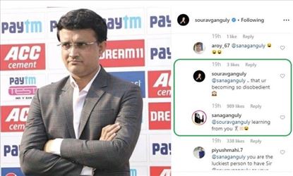 মেয়ে সানাকে প্রকাশ্যেই বকা দিলেন সৌরভ, ভাইরাল হলো সেই কথোপকথন