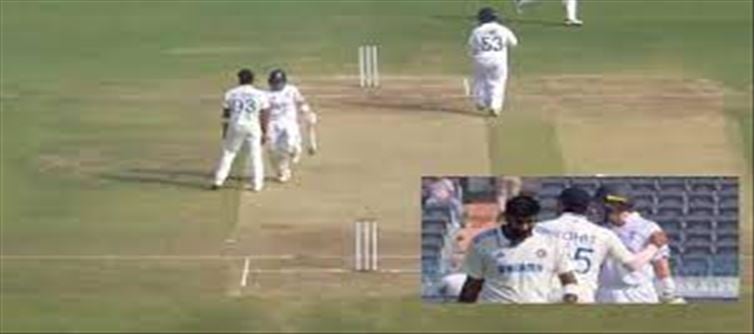 The tension of getting a wicket... Bumrah pushed the player..!?