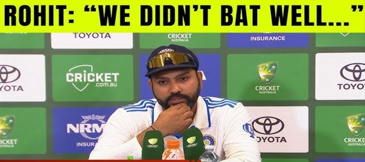 What did Rohit Sharma say on the shameful defeat of Adelaide?