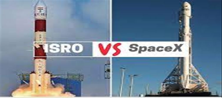 ISRO in competition with SpaceX..!?