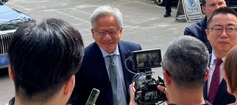 Silicon Stand-Off: Nvidia CEO Touches Down in China