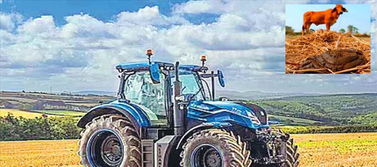 బుల్లి పిట్ట: ఆవు పేడతో నడిచే ట్రాక్టర్..!!