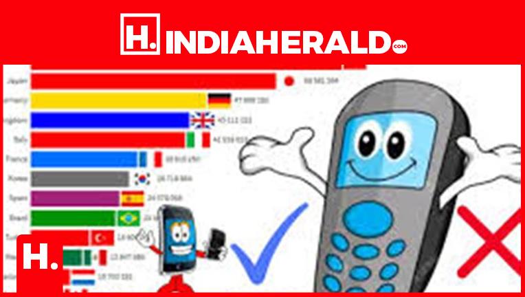 Which are the countries with highest number of mobile phone