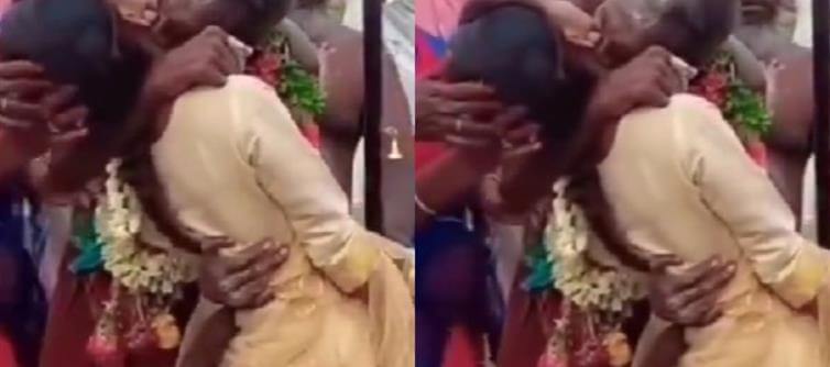 ఈ ముసలోడు గట్టిగా హగ్ చేసుకుని..అక్కడ ముద్దు పెడితే కష్టాలన్నీ హుష్ కాకి (వీడియో)..!?