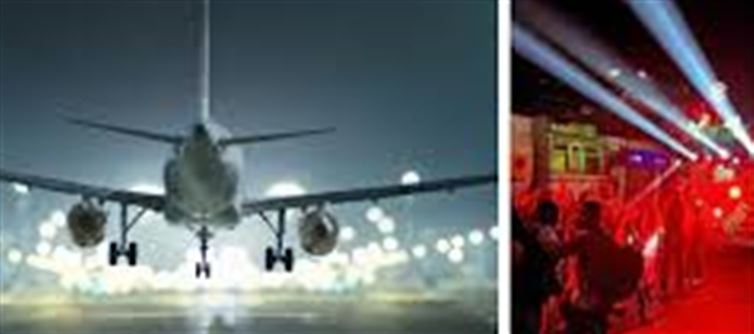 Flight saved from crash, laser light shot on plane!