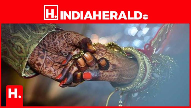 Groom kisses bride, she refuses to marry him