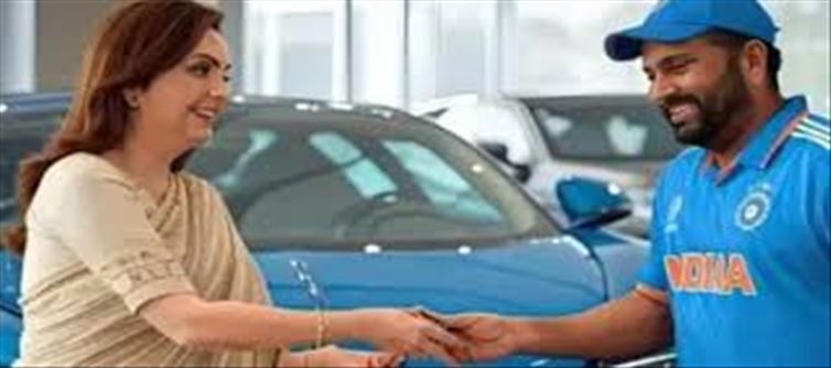 Nita Ambani-Rohit Sharma 'Bugatti' car rumor..!?