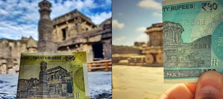 Noticed all the ancient monuments on Indian currency notes?