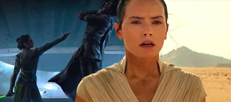 Rey vs. Kylo Ren Art Reveals A Rise Of Skywalker Palpatine Twist Fix