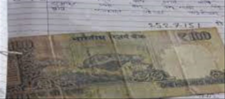 Teacher discovers money in a student's answer sheet...