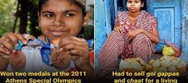 Athens Olympic Winner Sita Sells Samosa!!
